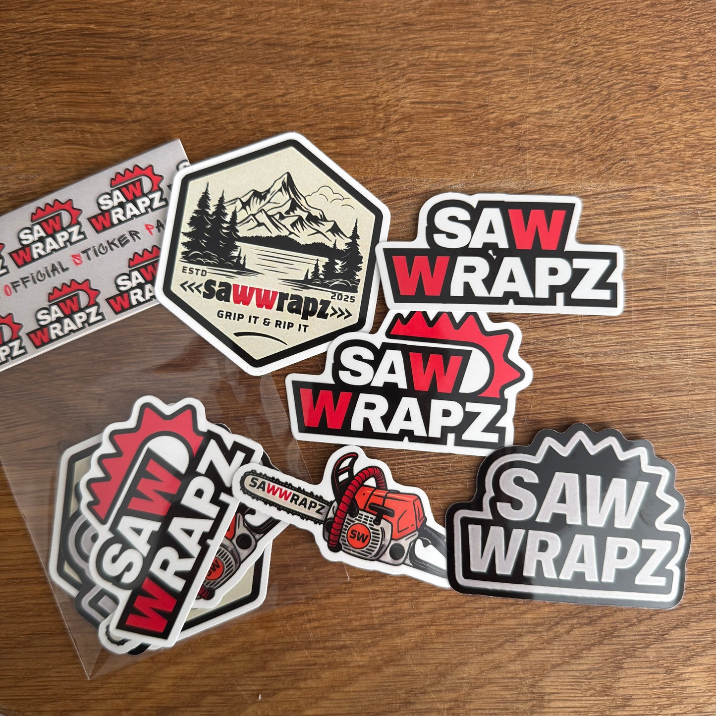 SawWrapz Sticker Pack